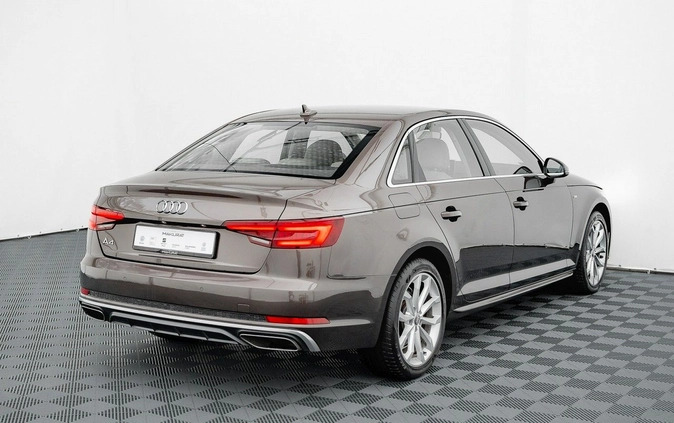 Audi A4 cena 114850 przebieg: 82336, rok produkcji 2019 z Wielichowo małe 742
